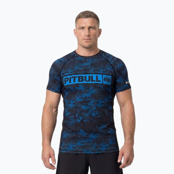Рашгард Pitbull Hex Camo Hilltop Rashguard blue