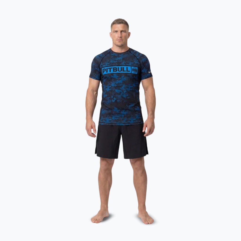 Рашгард Pitbull Hex Camo Hilltop Rashguard blue