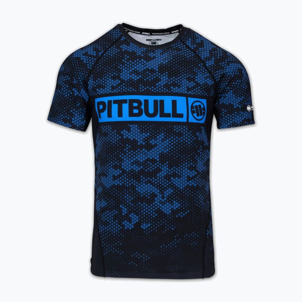 Рашгард Pitbull Hex Camo Hilltop Rashguard blue