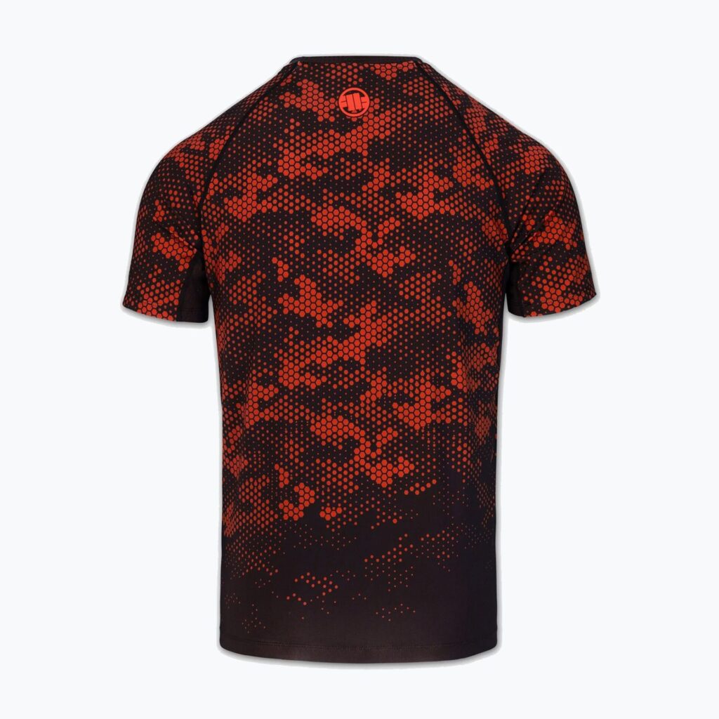 Рашгард Pitbull Hex Camo Hilltop Rashguard red