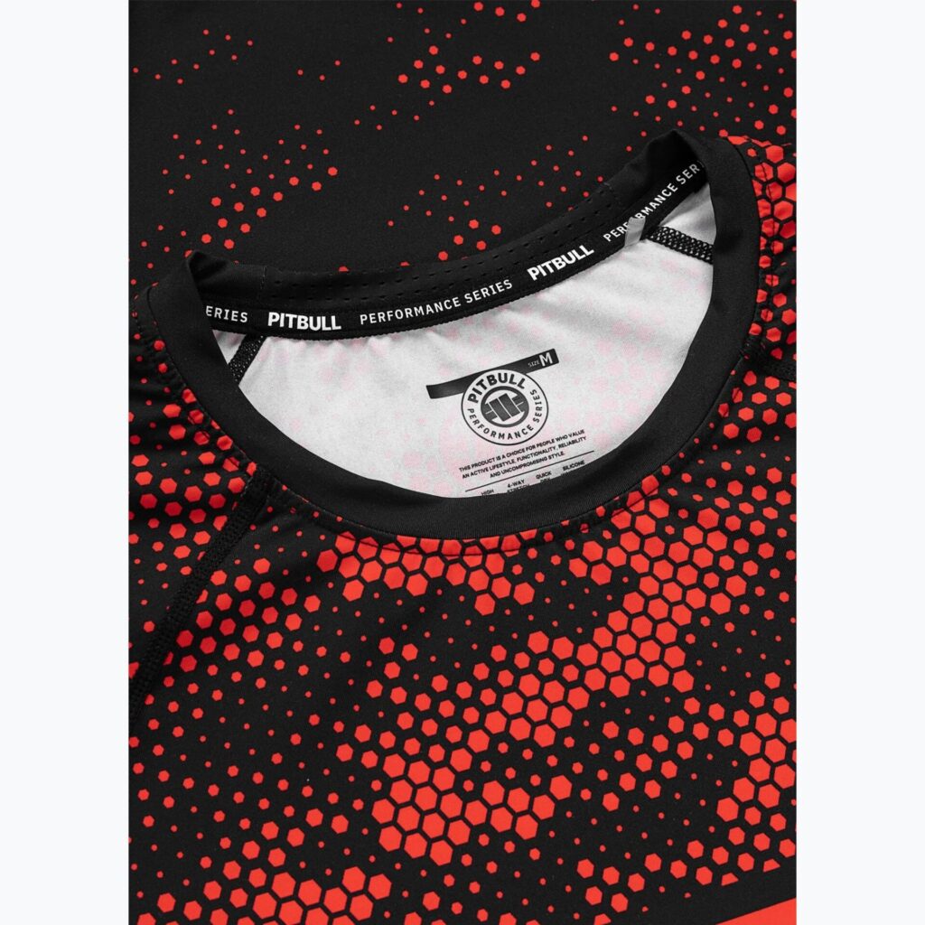 Рашгард Pitbull Hex Camo Hilltop Rashguard red