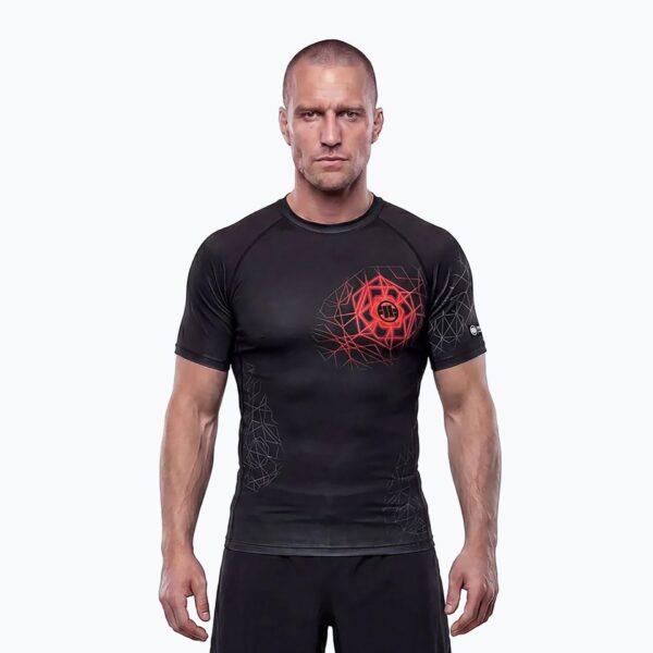 Рашгард Pitbull Ray Rashguard fluo/red