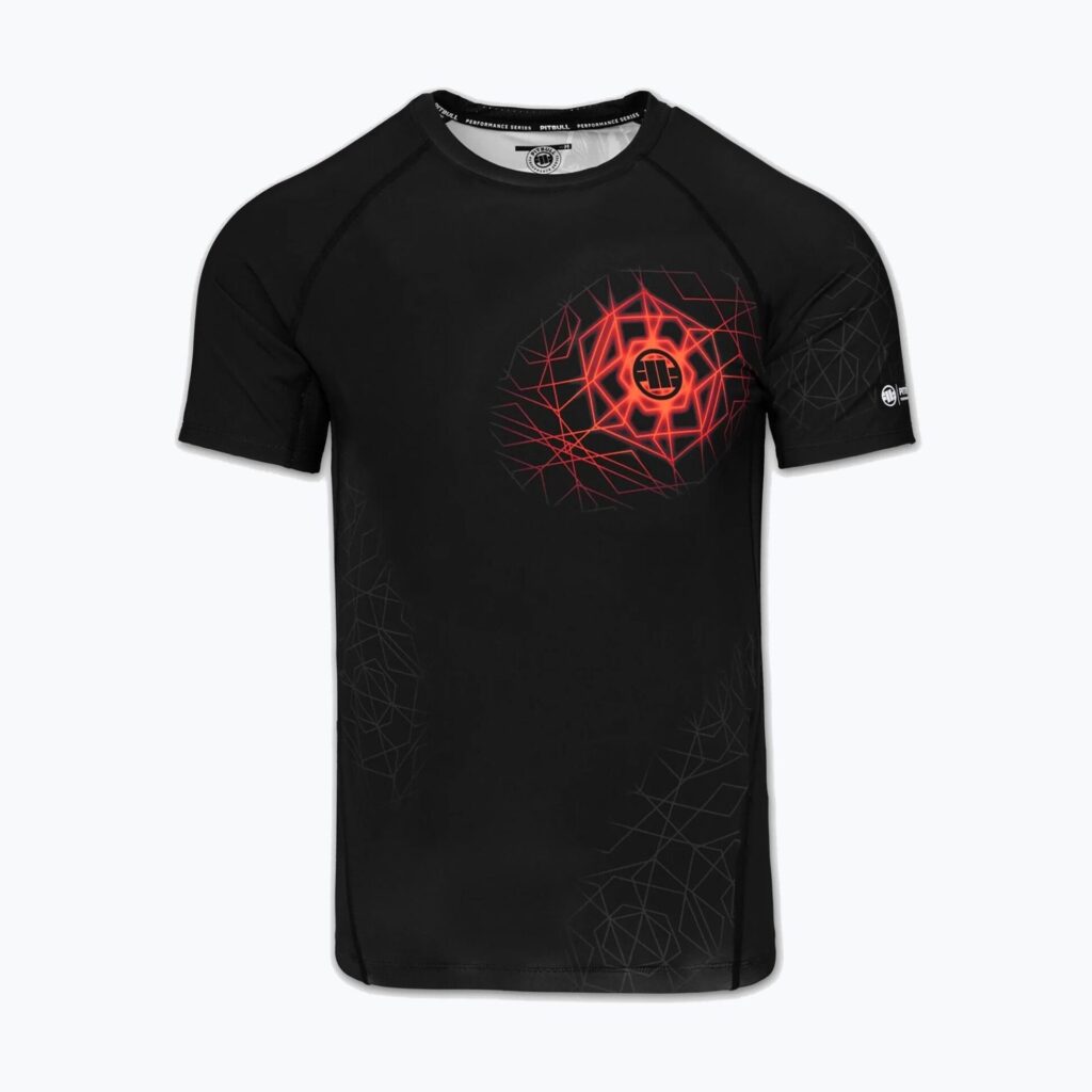 Рашгард Pitbull Ray Rashguard fluo/red