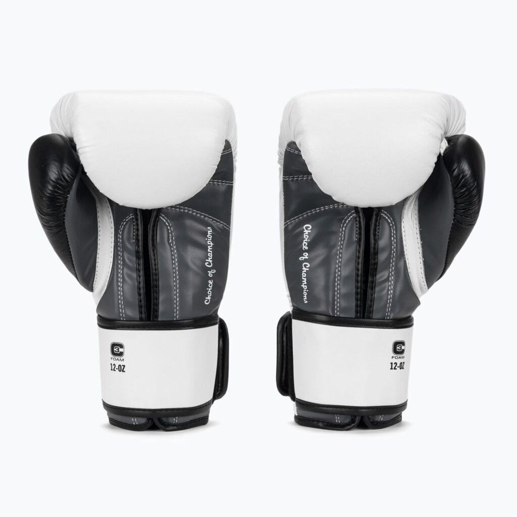 Боксёрские перчатки Everlast Powerlock OG H&L Leather Advanced Training white/black