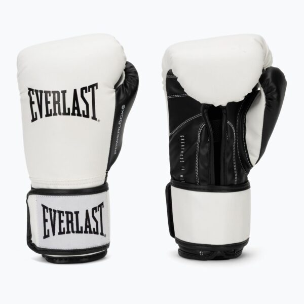Перчатки Боксёрские перчатки Everlast Powerlock Pro OG H&L Training white/black