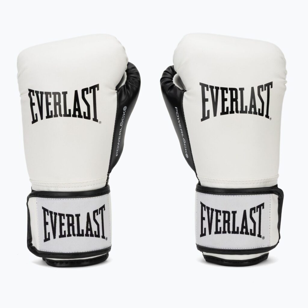 Перчатки Боксёрские перчатки Everlast Powerlock Pro OG H&L Training white/black