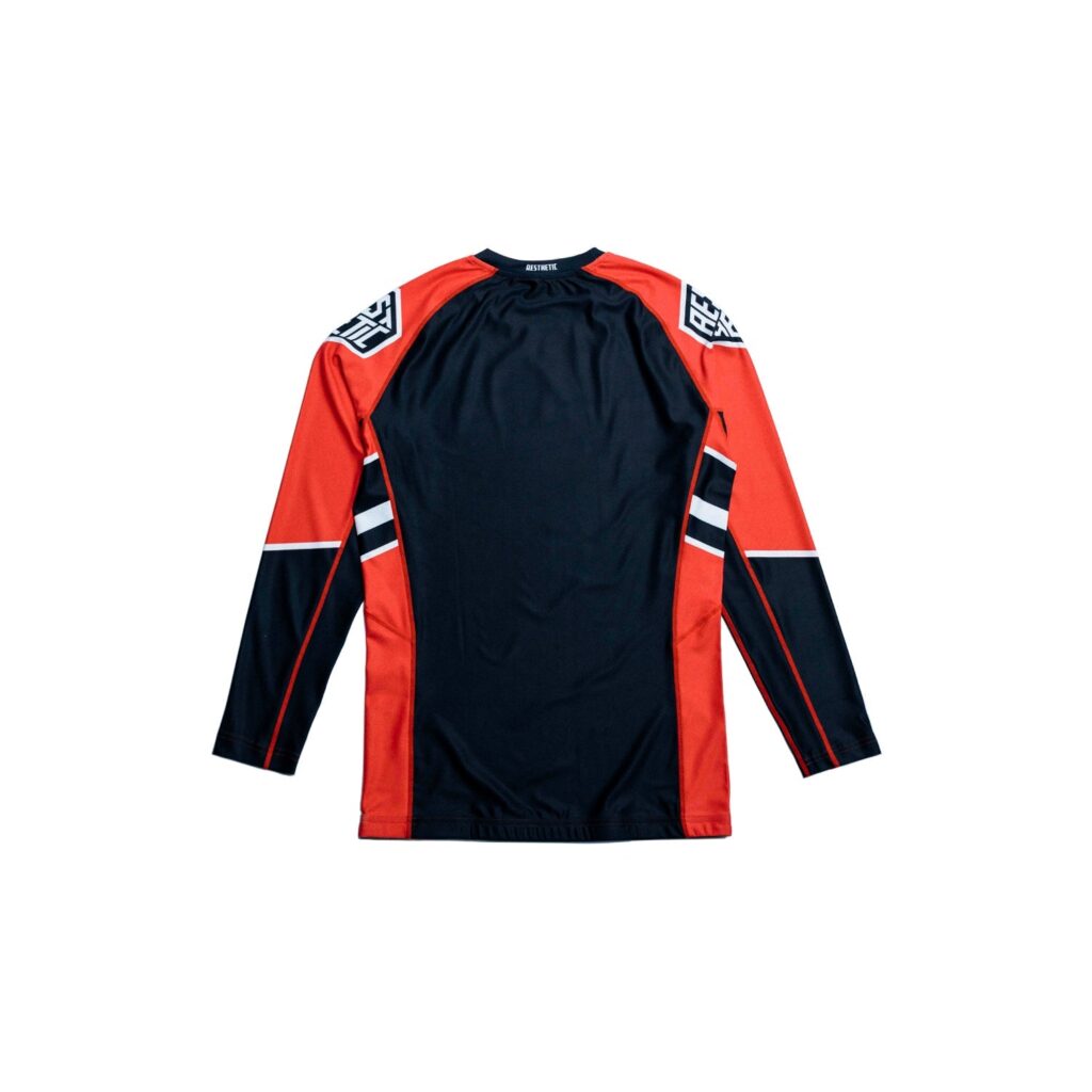 Детский Рашгард Aesthetic 'Moto' Long Sleeve (Red)