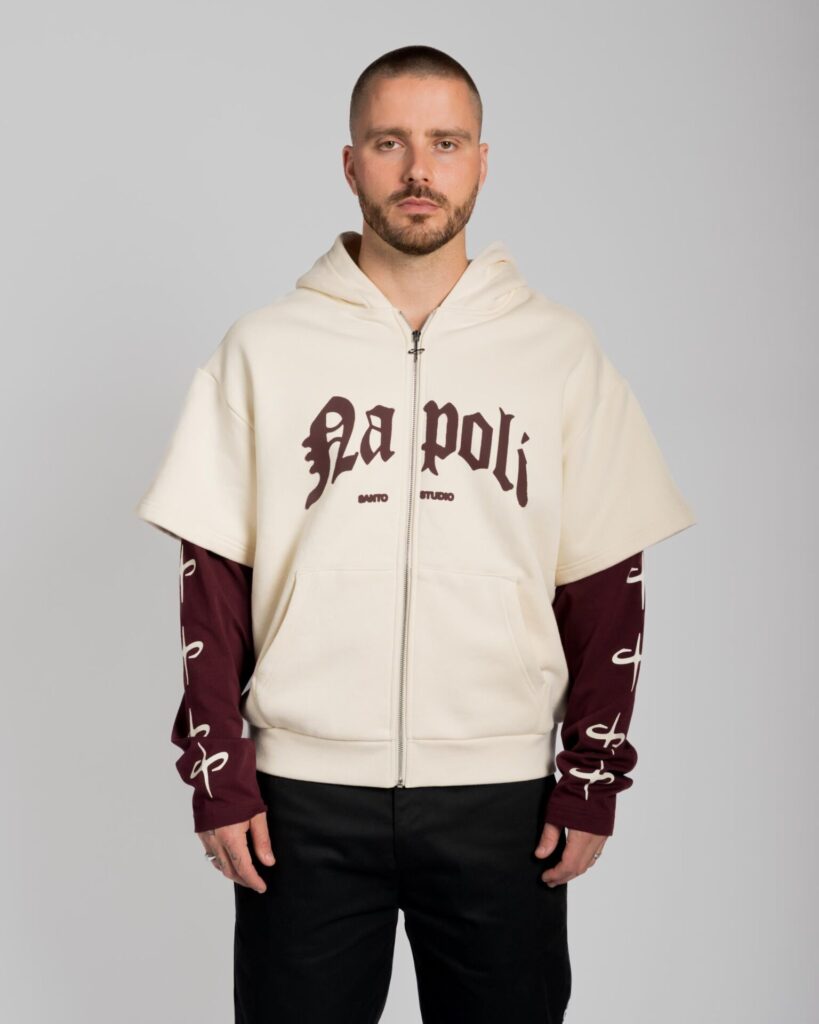 Santo Studio Худи Napoli Fight Team Layered Zip