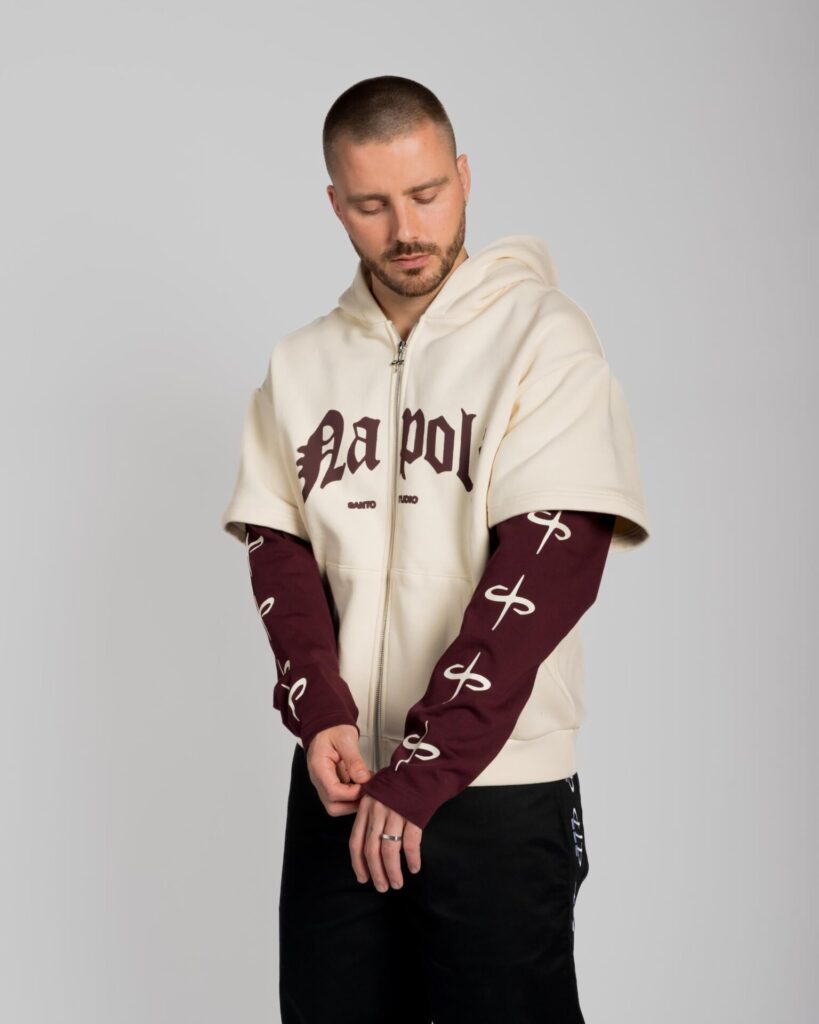 Santo Studio Худи Napoli Fight Team Layered Zip