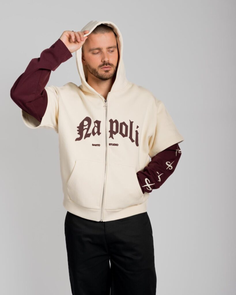Santo Studio Худи Napoli Fight Team Layered Zip