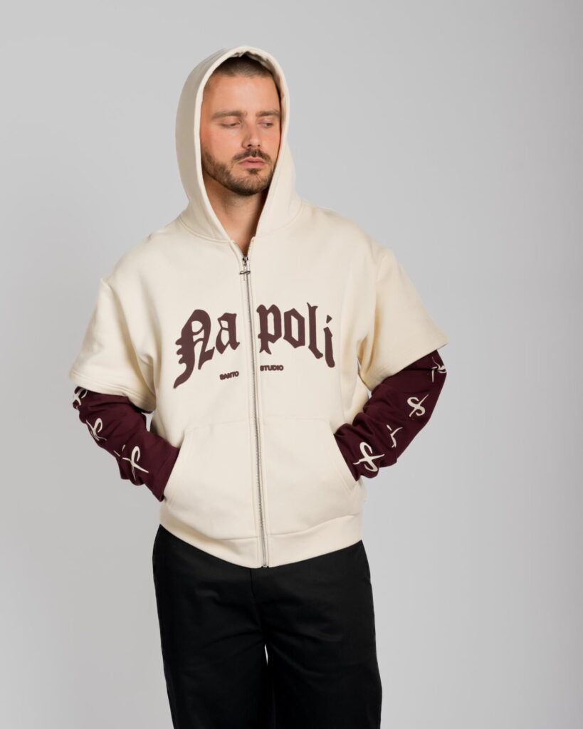 Santo Studio Худи Napoli Fight Team Layered Zip