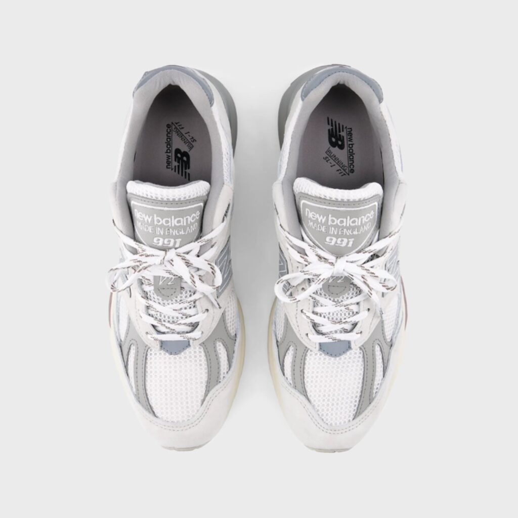 Кроссовки New Balance Made in UK 991V2 - Wind Chime / Brilliant White / Flint Gray