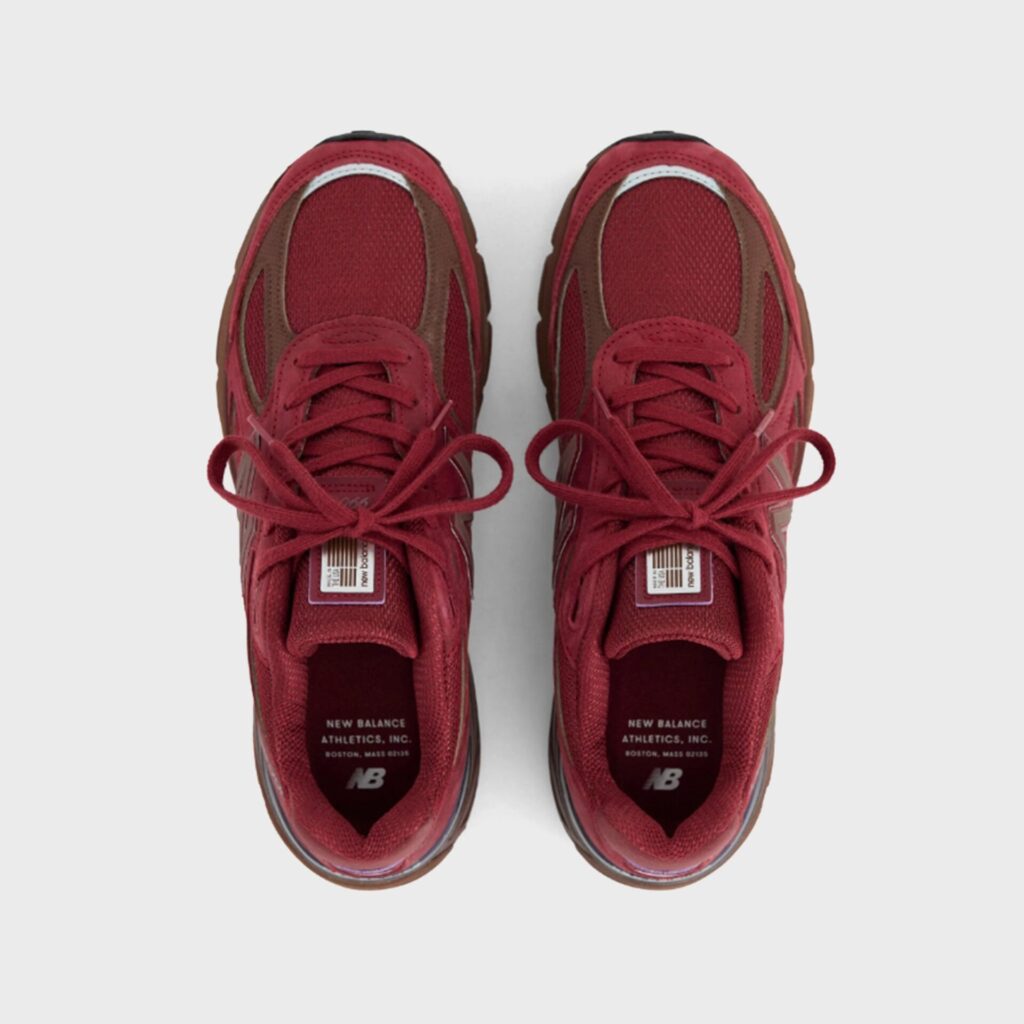 Кроссовки New Balance Made in USA 990v4 - Burgundy / Pumpernickel