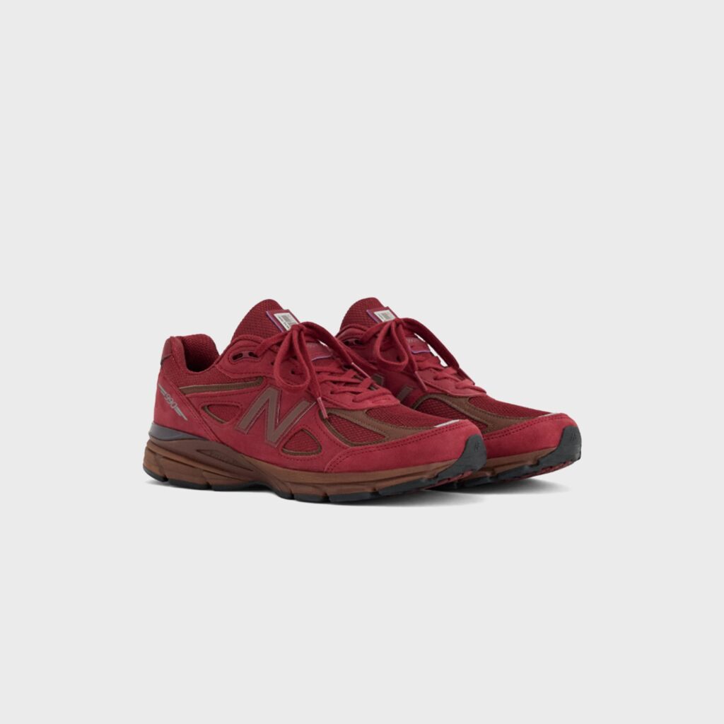 Кроссовки New Balance Made in USA 990v4 - Burgundy / Pumpernickel