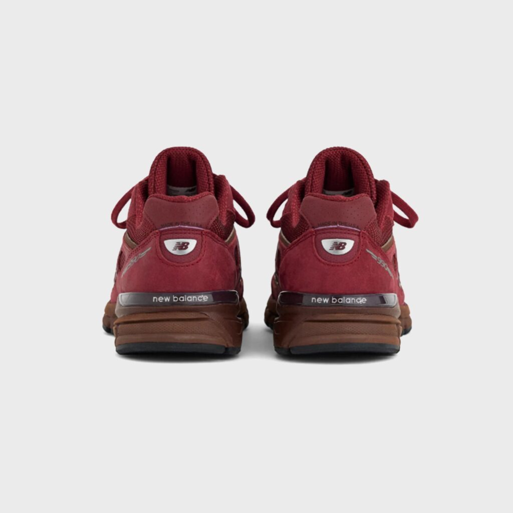 Кроссовки New Balance Made in USA 990v4 - Burgundy / Pumpernickel