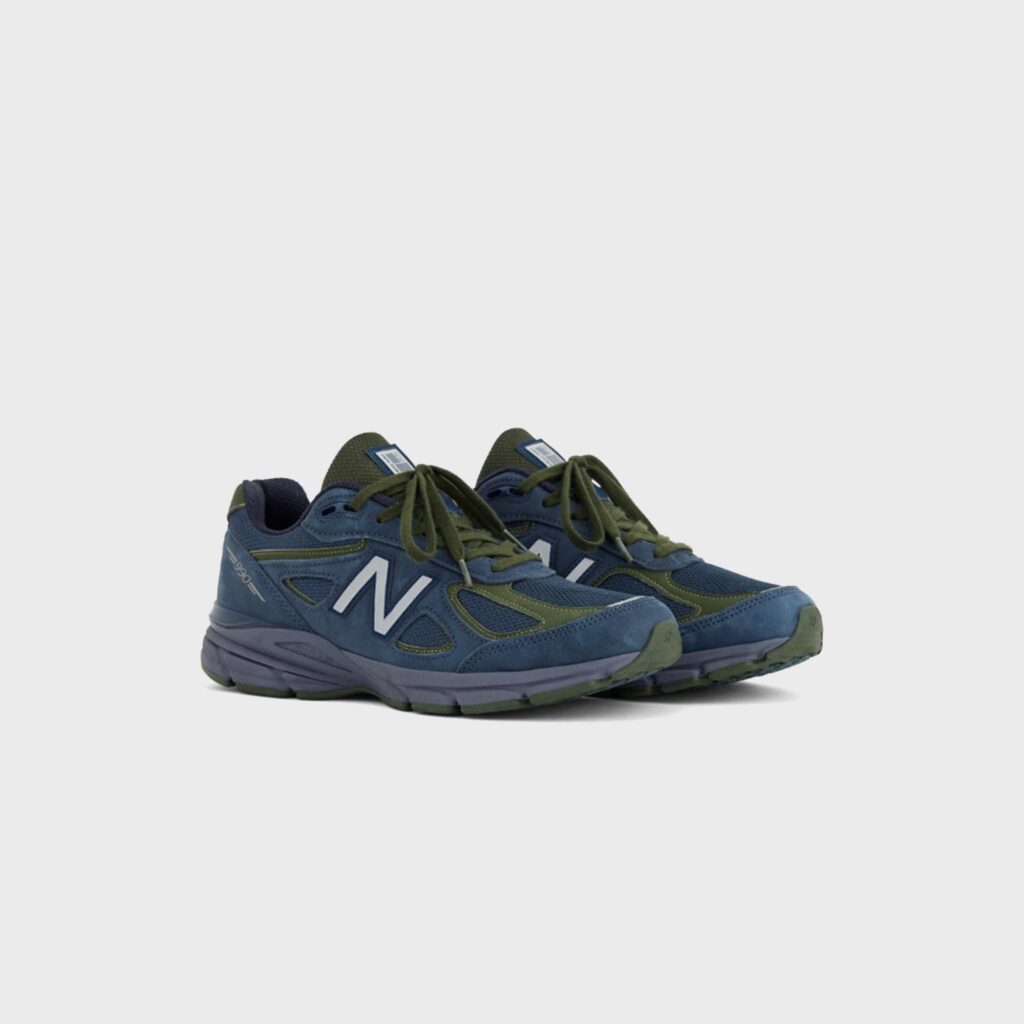 Кроссовки New Balance Made in USA 990v4 - NB Navy / Meteorite / Kombu