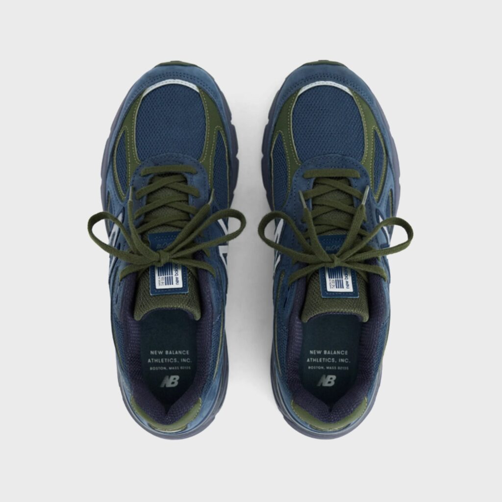 Кроссовки New Balance Made in USA 990v4 - NB Navy / Meteorite / Kombu