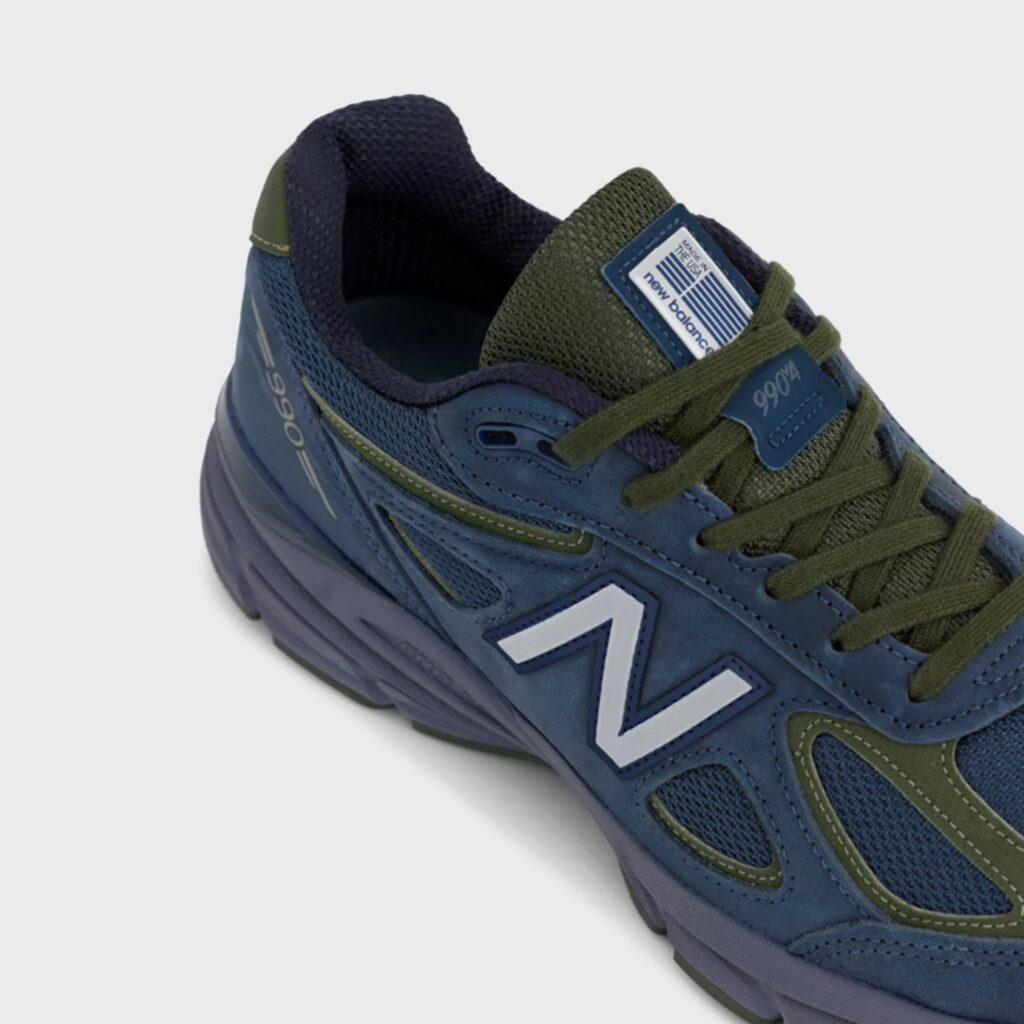Кроссовки New Balance Made in USA 990v4 - NB Navy / Meteorite / Kombu