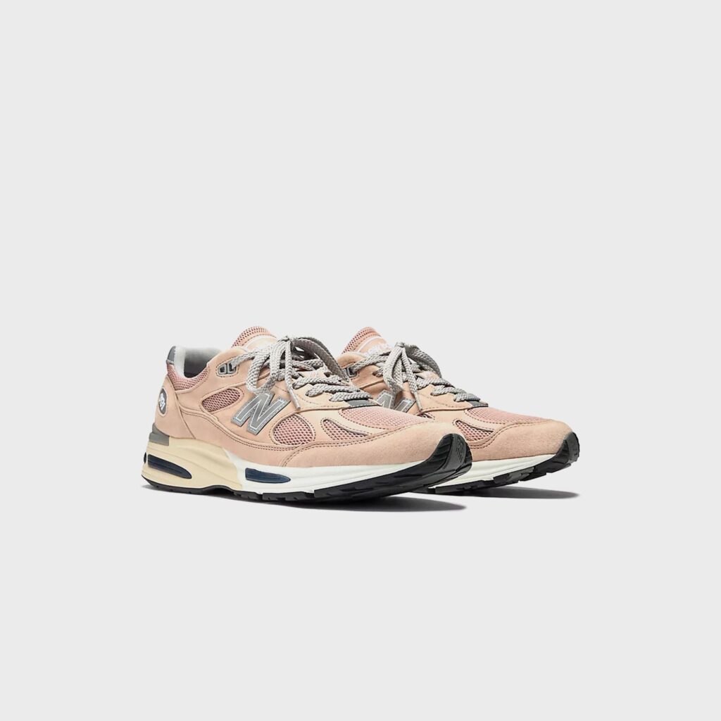 Кроссовки New Balance Made in UK 991v2 - Mahogany Rose / Silver