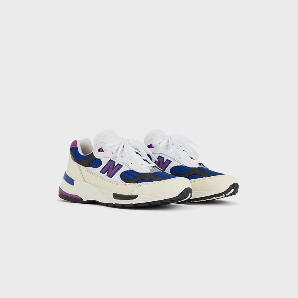 Кроссовки New Balance Made in USA 992 - White / Team Royal / Purple Fuchsia