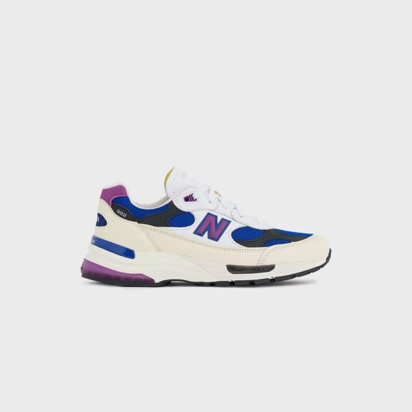 Кроссовки New Balance Made in USA 992 - White / Team Royal / Purple Fuchsia