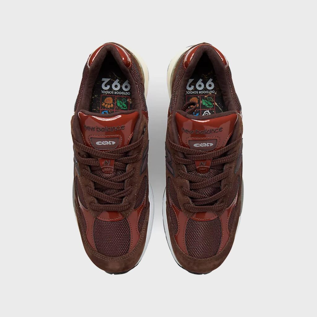 Кроссовки New Balance x Amine Made in USA 992 - Chocolate / Amber